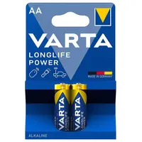 Батерия Varta кръгла алкална  1.5 V, AA/LR06, 2 бр., Longlife Power