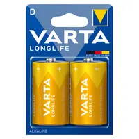 Батерия Varta кръгла алкална  1.5 V, LR20/D, 2 бр., Longlife