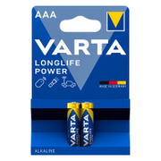 Батерия Varta кръгла алкална  1.5 V, AAA/LR03, 2 бр., Longlife Power - product - 028 VRT5750