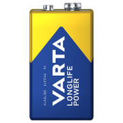 Батерия Varta правоъгълна алкална  9 V, 9V/6LR61, Longlife Power - product - 028 VRT3657