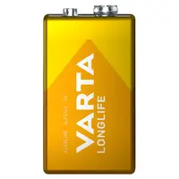 Батерия Varta правоъгълна алкална  9 V, 9V/6LR61, Longlife