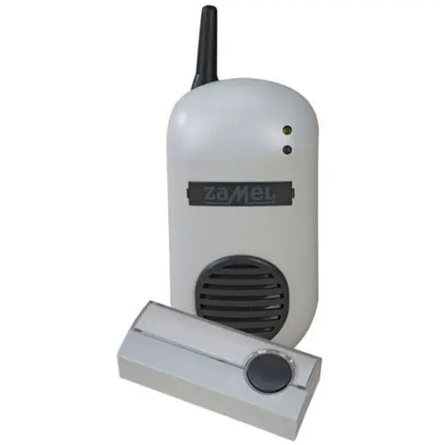 Безжичен звънец Zamel с 1 мелодия  230 V, сив, Bulik DRS-982K