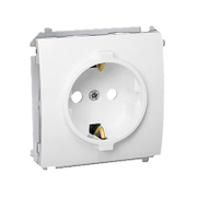 Електрически интериорен контакт Kontakt-Simon единичен скрит монтаж  16 A, 2P+E, 20 IP, бял, Classic - product - 028 ZAM3128