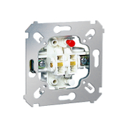 Механизъм за електрически ключ Kontakt-Simon скрит монтаж  10 A, бял - product - 028 ZAM3136