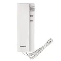 Домофон апартаментен Balkanbit за открит монтаж  бял, AD-03