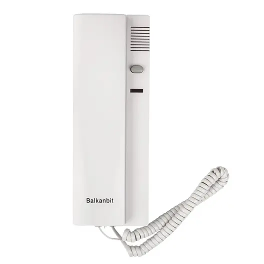 Домофон апартаментен Balkanbit за открит монтаж  бял, AD-03