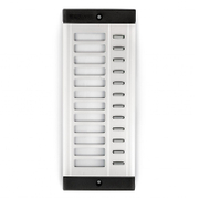 Домофон Balkanbit входен без разговорно устройство с дванадесет бутонa алуминий, DAB-12 - product - 029 BBT 303