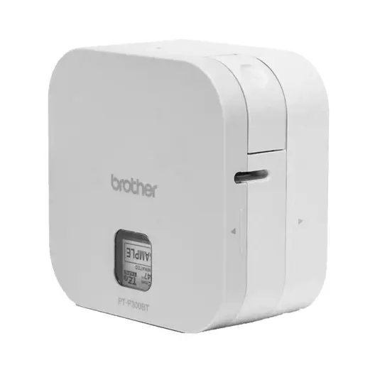 Принтер Brother за етикети мобилен 3.5-12 мм, 115x115x61 мм, PT-P300BT P-Touch Cube