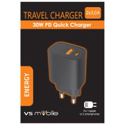 Зарядно устройство VS Mobile за мобилни телефони, TC30WPDBK - product - 029 BUR1267