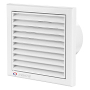 Вентилатор Vents за стенен монтаж квадратен 14 W, 95 м3/ч, 154х154х105 мм, бял, K 100 - product - 029 DTR 435