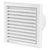 Вентилатор за баня Vents за стенен монтаж квадратен  14 W, 95 м3/ч, 154х154х105 мм, бял, K 100