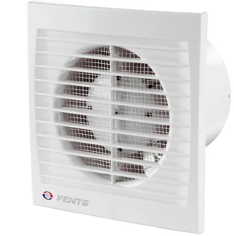 Вентилатор за баня Vents за стенен монтаж квадратен  13 W, 85 м3/ч, 150х150х108 мм, алуминий, S 100