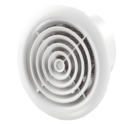 Вентилатор Vents за стенен монтаж кръгъл 14 W, 98 м3/ч, ф 141х104 мм, бял, PF 100 - product - 029 DTR 431