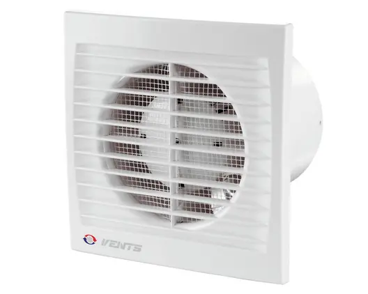 Вентилатор за баня Vents за стенен монтаж квадратен  24 W, 292 м3/ч, 205x205x132 мм, бял, S 150