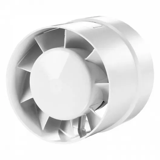 Вентилатор Vents за въздуховод  16 W, 185 м3/ч, ф 129х93 мм, бял, VKO 125