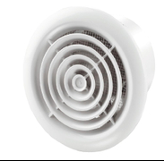 Вентилатор Vents за стенен монтаж кръгъл 24 W, 292 м3/ч, ф 188х125 мм, бял, PF 150 - product - 029 DTR 551