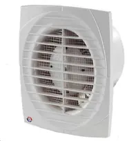 Вентилатор за баня Vents за стенен монтаж квадратен  16 W, 180 м3/ч, 176x176x114 мм, бял, D 125