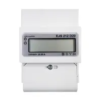Двойнотарифен монофазен електромер Aski с LCD дисплей за DIN шина  5-60 A, EJS 212 D20