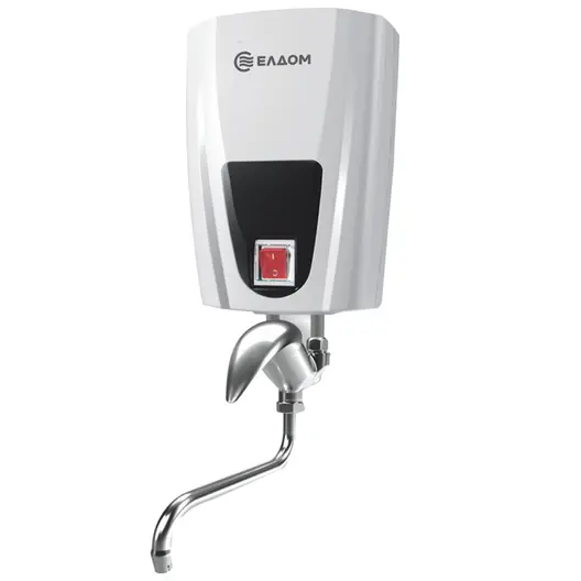 Бойлер Eldom проточен за кухня електрически 3500 W, 232x145 мм, E42