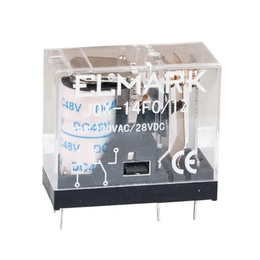 Реле Elmark миниатюрно за печатни платки  10 A, 2 C/O, 24 DC V, 14FC