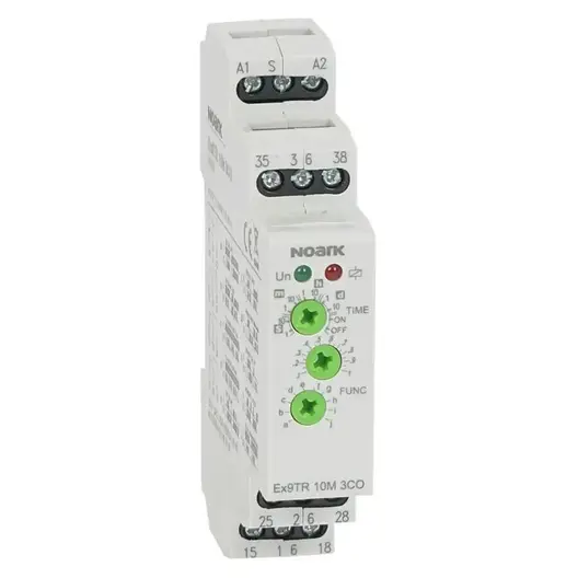 Реле Noark за време многофункционално  1x 16 A + 2x 8 A A, 3 C/O, AC/DC, Ex9TR
