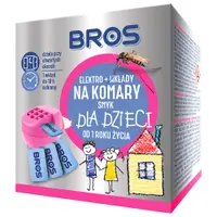 Електрически изпарител Bros против комари детски комплект с 10 бр. таблетки