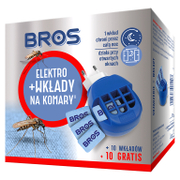 Електрически изпарител Bros против комари комплект с 10 бр. таблетки 20 м2 - product - 029 INV1252