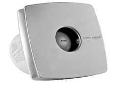 Вентилатор Cata за стенен монтаж квадратен с клапа 15 W, 98 м3/ч, 150х150х120.5 мм, инокс, X-MART INOX 10 - product - 029 LGR 808
