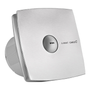 Вентилатор Cata за стенен монтаж квадратен с автоматична клапа 15 W, 100 м3/ч, 150х150х125 мм, инокс, X-MART INOX MATIC - product - 029 LGR 848