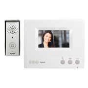 Видеодомофон Legrand апартаментен открит монтаж  бял, One Family - product - 029 LGR1012