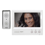 Видеодомофон Legrand апартаментен открит монтаж  бял, One Family - product - 029 LGR1013