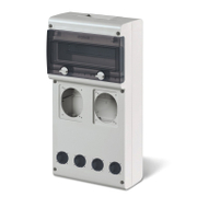 Табло електроразпределително Scame за работна станция  212x415x105 мм, 66 IP - product - 029 LGR1027