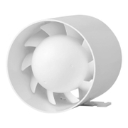 Вентилатор Haco за стенен монтаж кръгъл 16 W, 158 м3/ч, ф 119.5х102 мм, бял, AV JET 120 S - product - 029 MCI 107