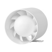 Вентилатор Haco за стенен монтаж кръгъл 15 W, 104 м3/ч, ф 99.5х102 мм, бял, AV JET 100 S - product - 029 MCI 108