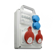 Табло електроразпределително Sez за работна станция  160x260x130 мм, 400 V, 16А/32 A, 44 IP - product - 029 MDT 414