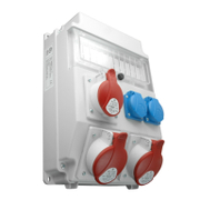 Табло електроразпределително Sez за работна станция  241x343x163 мм, 400 V, 16/32 A, 44 IP - product - 029 MDT 416