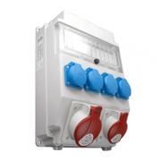 Табло електроразпределително Sez за работна станция  241x343x163 мм, 400 V, 16/32 A, 44 IP - product - 029 MDT 450