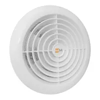 Вентилатор за баня MMotors за стенен монтаж с клапа  17 W, 150 м3/ч, ф 165х81 мм, бял, MM 120