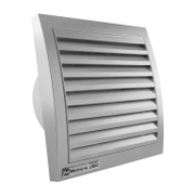Вентилатор MMotors за стенен монтаж квадратен с клапа 17 W, 150 м3/ч, 190х189х73 мм, инокс, MM 120 - product - 029 MDV 733
