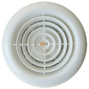 Вентилатор MMotors за стенен монтаж кръгъл с клапа 14 W, 60 м3/ч, ф 145х60 мм, бял, MM 100 - product - 029 MDV 758