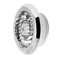 Вентилатор за баня MMotors за стенен монтаж с клапа  16 W, 105 м3/ч, ф 145х76 мм, инокс, MM 100