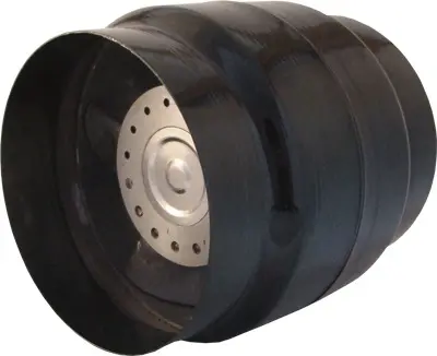 Вентилатор MMotors за въздуховод високотемпературен 46 W, 240 м3/ч, ф 150х150 мм, черен, BOK 150
