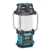 Радиоприемник Makita с фенер  без батерия и зарядно, 14.4-18 V, 190/260 lm, 115/130 lx, DMR055