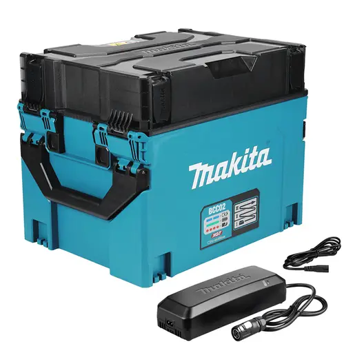 Зарядна станция Makita за акумулаторни Li-Ion батерии  40 V, 12 гнезда, BCC02