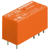 Реле Schrack Technik миниатюрно за печатни платки  2 C/O, 8 A, 12 V, DC, RT