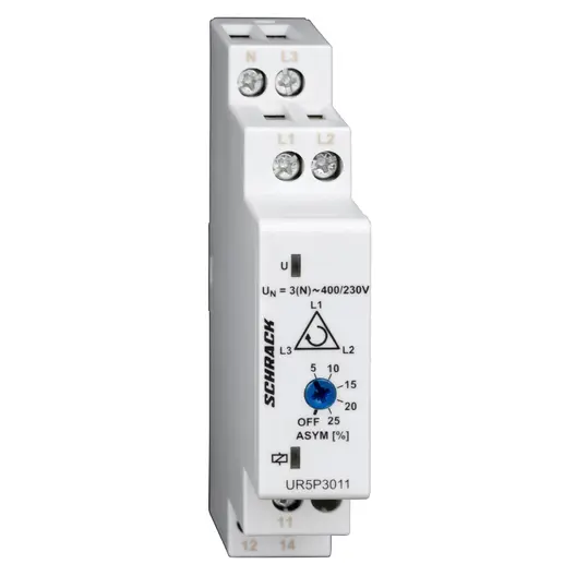 Реле Schrack Technik за контрол на трифазни мрежи  5 A, 230/400 V, UR5P3011