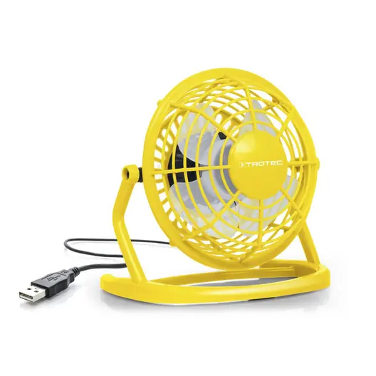 Вентилатор за стая Trotec  2.5 W, ф 100 мм, жълт, TVE 1Y