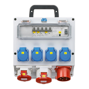 Табло електроразпределително as - Schwabe за работна станция  280x235x118 мм, 400 V, 32 A, 44 IP, 22 kVA, FIXO 4 - product - 029 UNI1158