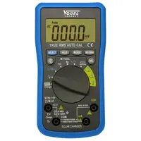 Дигитален мултицет Vogel  с LCD дисплей, CAT III 600 V / CAT IV 1000 V, 640384