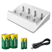 Зарядно устройство Varta за акумулаторни батерии D / AA, 2 или 4 бр.  230 V - product - 029 VRT1282